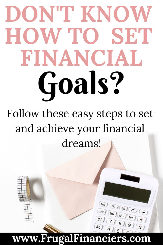 set financial goals