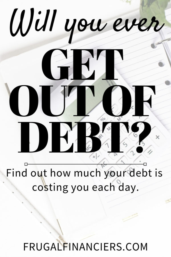 How Much Money Does Your Debt Cost You Each Day 
