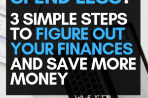 Make More Money or Spend Less | 3 Simple Steps to Figure Out Your Finances and Save More Money